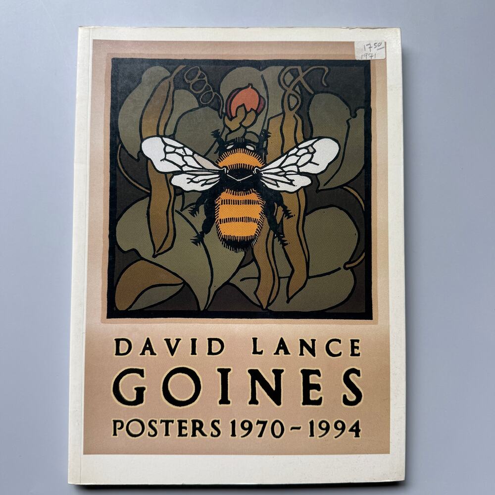David Lance Goines Posters 1970 - 1994 Illustrated Softcover Book